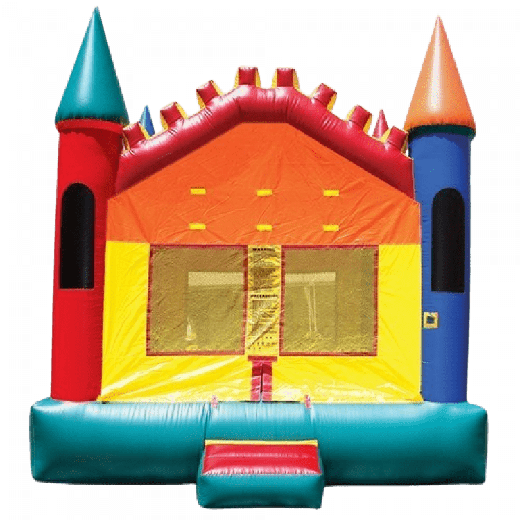 13'x13' Obstacles Multicolor Bounce House