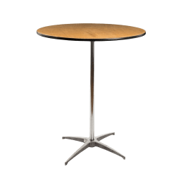 36 Round Wood Cocktail tables