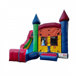 14'x14' Mini Combo Bounce House with Slide