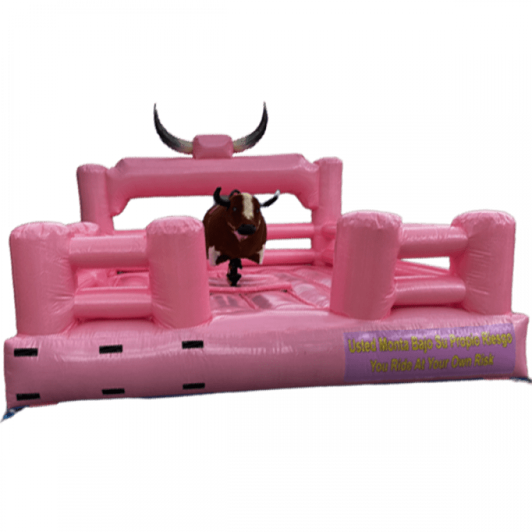 15'x15' LUXURY Pastel Pink Mechanical Bull