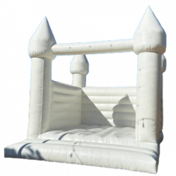 13'x13' LUXURY White Bounce House