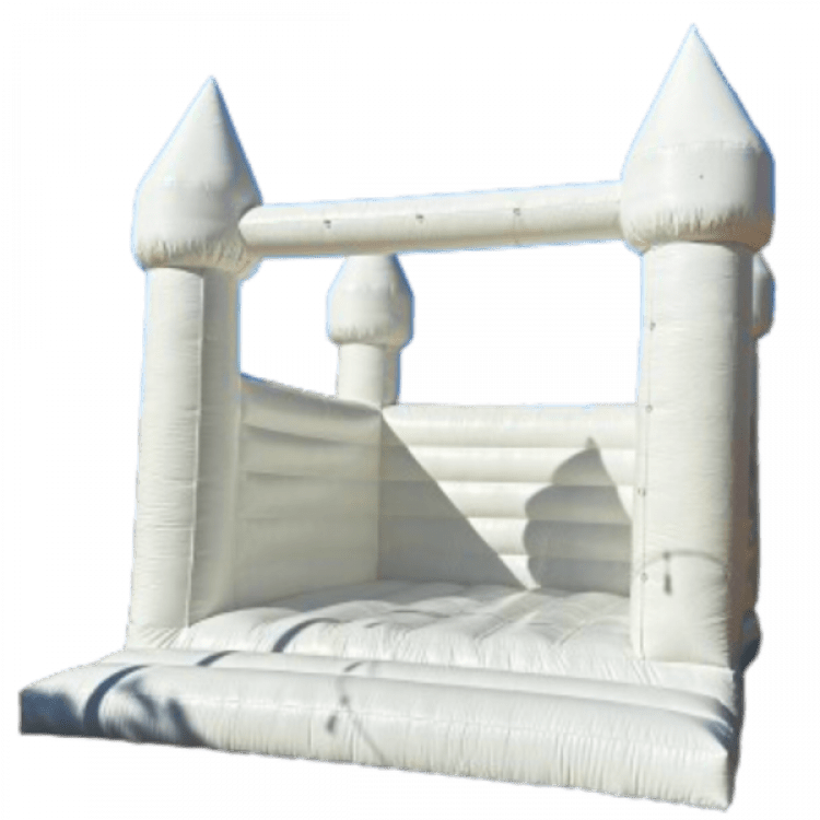 13'x13' LUXURY White Bounce House