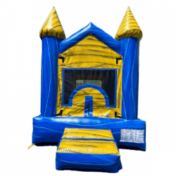 9'x9' Blue & Yellow Marble JUNIOR Bounce House