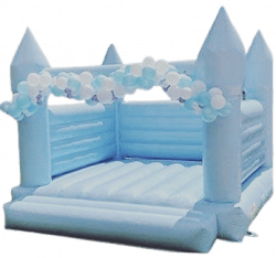 13'x13' LUXURY Pastel Blue Bounce House