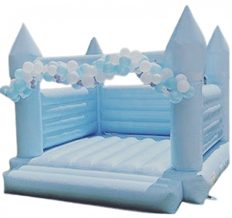 13'x13' LUXURY Pastel Blue Bounce House