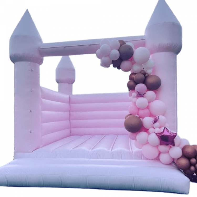 13'x13' LUXURY Pastel Pink Bounce House