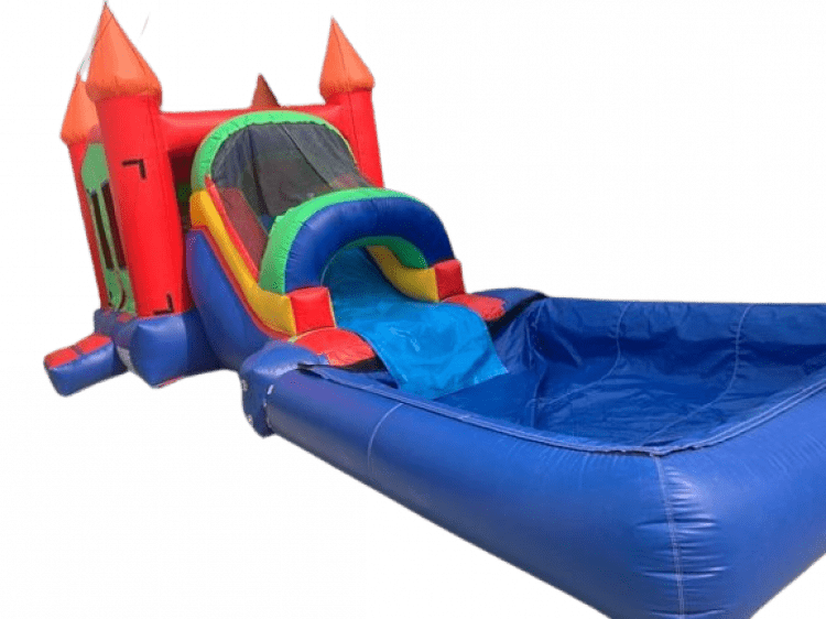 11’x22’ Multicolor Bounce House Waterslide Combo