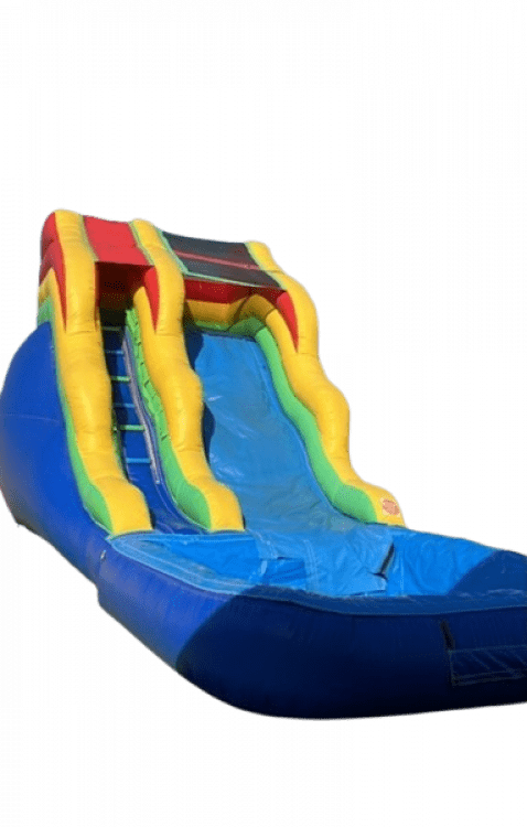 16' Multicolor Inflatable Waterslide