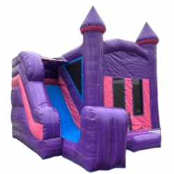 pink20and20purple20bounce20house20mini20combo202 1730761742 1 [14'x14'] Pink and Purple Marble Mini Combo Bounce House