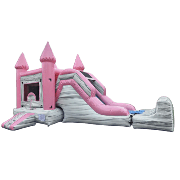 13”x30”' Glitter Pink with Marble Gray Combo