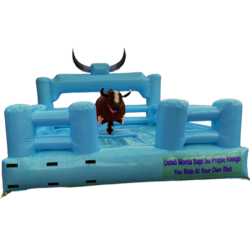 15'x15' LUXURY Teal Mechanical Bull