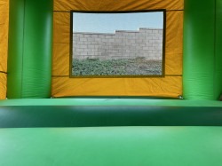 IMG 4681 1767991342 [13'x35'] Tropical Palmtrees Bounce House with Double Slides