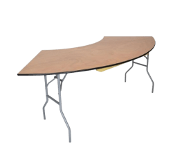 7ft Curved Serpentine Table