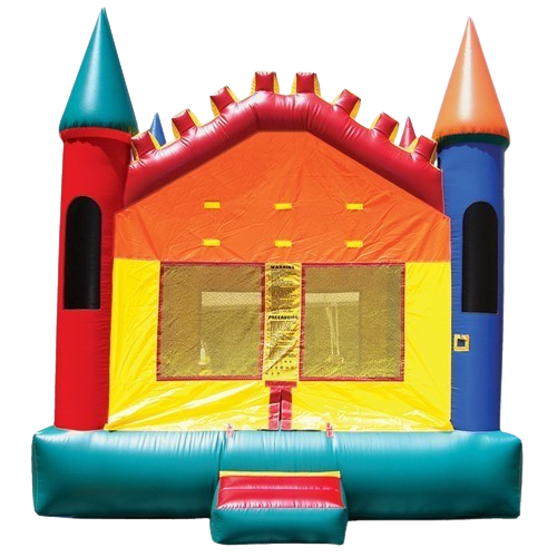 [13'x13'] Obstacles Multicolor Bounce House 