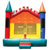 [13'x13'] Obstacles Multicolor Bounce House 