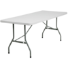 6ft Rectangular Plastic Tables (White)