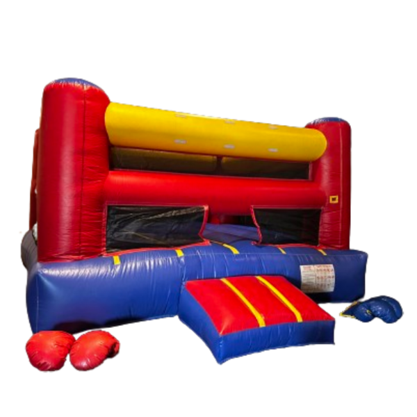 [15’x15’] Boxing Ring Bounce House (BOXING GLOVES INCLUDED) 