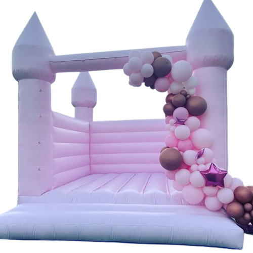 [13'x13'] LUXURY Pastel Pink Bounce House 