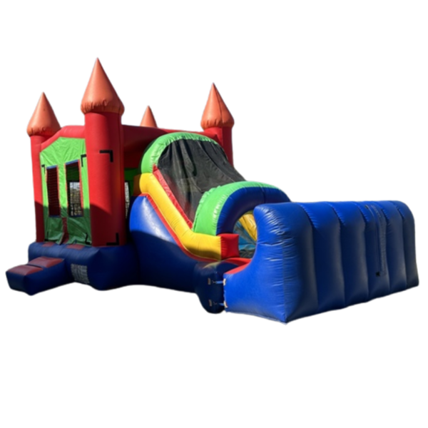 [11'x22'] Multicolor Bounce House With Slide 