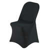Black Spandex Chair covers (folding chairs)
